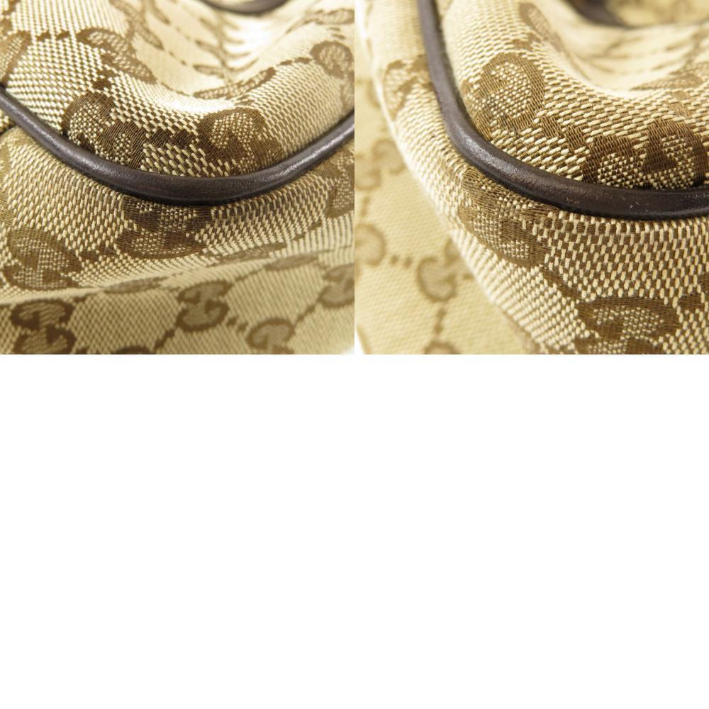 Gucci Twins GG Brown Tote Canvas Bag Shoulder - Picture 10 of 10